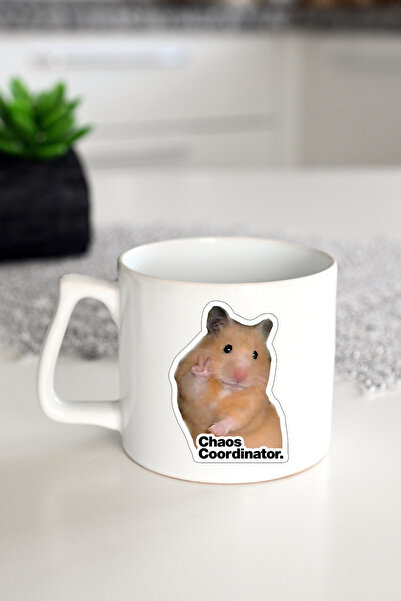 IVART Hamster-chaos Coordinator-kaos Koordinatörü Baskılı Porselen Standart L...