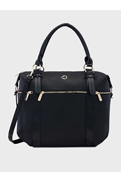Caprese Nicole Women Handbag |large Capacity Satchel For Women|xl| Black