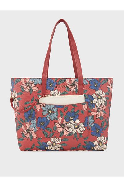 Caprese Vanessa Women Handbag |office And Travel Tote Bag For Women| L | Maroon