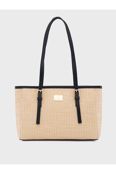 Caprese Georgia Women Handbag| Lightweight Crossbody Tote Bag|medium|beige