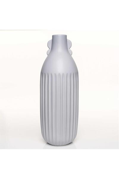 Vitale Vază gri antică mare 14*14*45 cm AK.JL0048
