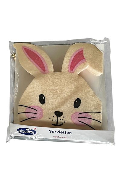 Purple Adv Alouette Rabbit Felt Shaped Napkin