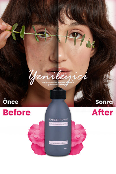 ROSE & THORNE Cadı Fındığı İçerikli Tonik Sıkılaştırıcı Yenileyici ve Cilt Tonu Eşitleyici 150 ML