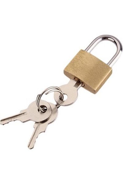 KL HOME Real Yellow Mine Padlock - 32mm