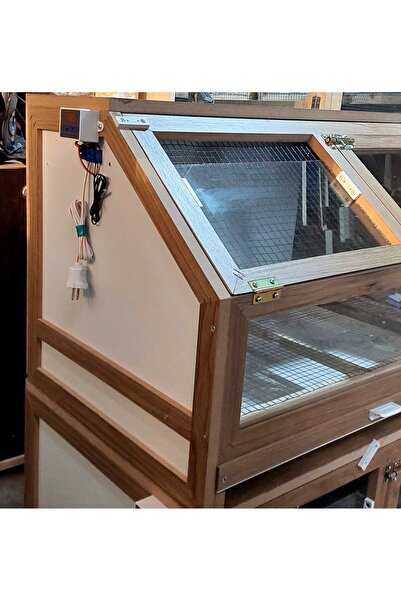 Harikalar Diyarı Çiftlik Civciv Büyütme Kafesi 2 Katlı 75x40x40 Ölçülerinde