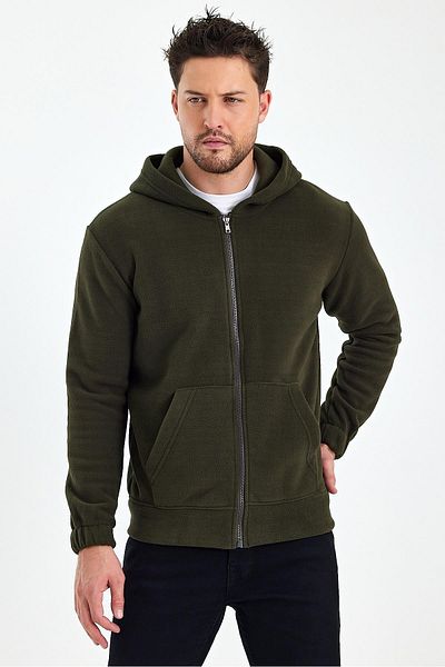 Cavla Collection Men's Fleece Hooded Kangaroo Pocket Sweat