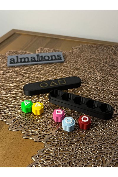 almalions Squid Game 2 - 5 Stones and Gonggi Squid Game Set - Special Boxed