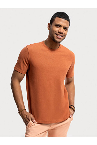 Loft Regular Fit Kiremit Erkek T-Shirt LF2034875