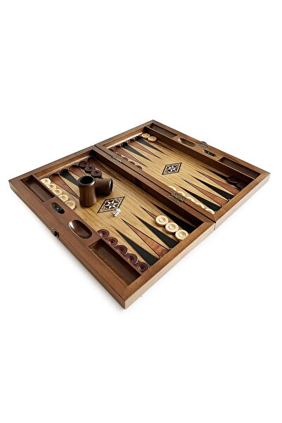 Helena Wood Art Infiniti Numerator Wooden Backgammon and Walnut