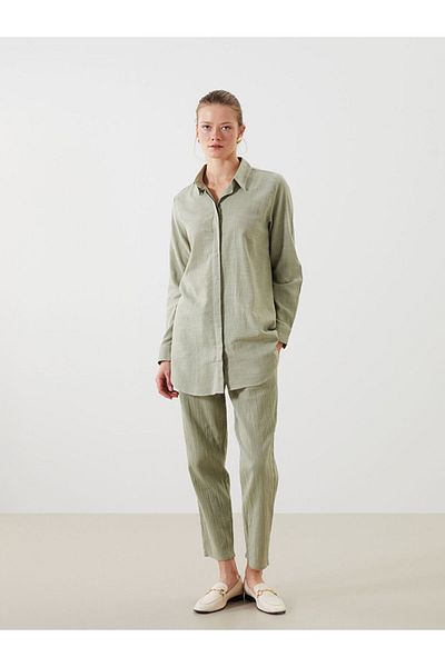 LC Waikiki New Season Textured Women's Shirt Tunic - S5J689Z8