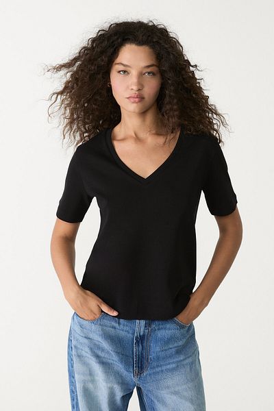 Stradivarius Basic regular fit cotton T-shirt