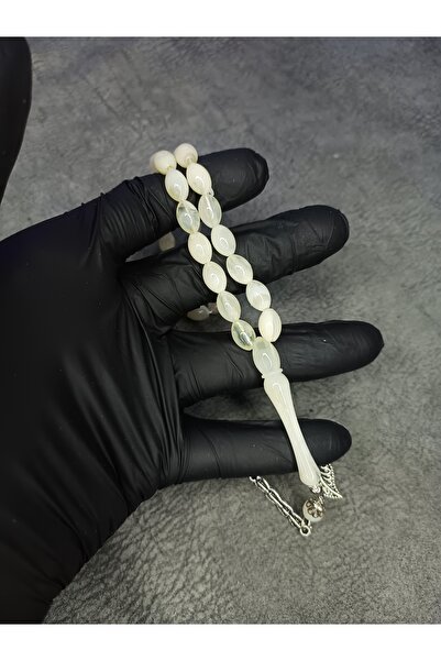 Mos Tespih Mărgele de rugăciune de chihlimbar cu pulbere Moire tăiată cu orz