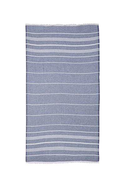 LC Waikiki LCW HOME Prosop Pestamal cu franjuri Indigo 90x165 Cm