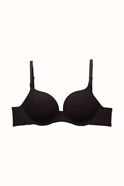 C&City 3 Pack Soft Covered Double Push up Bra C37030 - Black/White/Skin