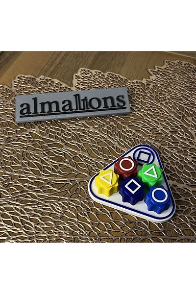 almalions Squid Game 2 - 5 Stone Game Set, Five Stone Game Set, Gonggi Game
