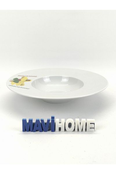 Kütahya Porselen 27 cm Porcelain Pit Pasta Plate - Single