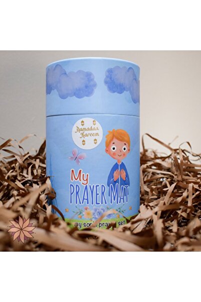 mehra design Ramazan ayına  özel erkek çocuklarına seccade ve tesbih seti ing...