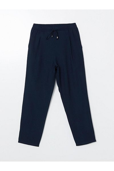 LC Waikiki LCWAIKIKI Classic Carrot Cut Women's Trousers with Elastic Waist