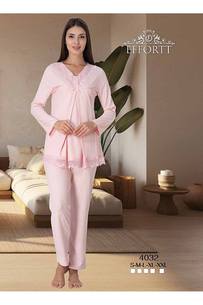Maison Mila Maternity Pajama Set with Hidden Breastfeeding Features