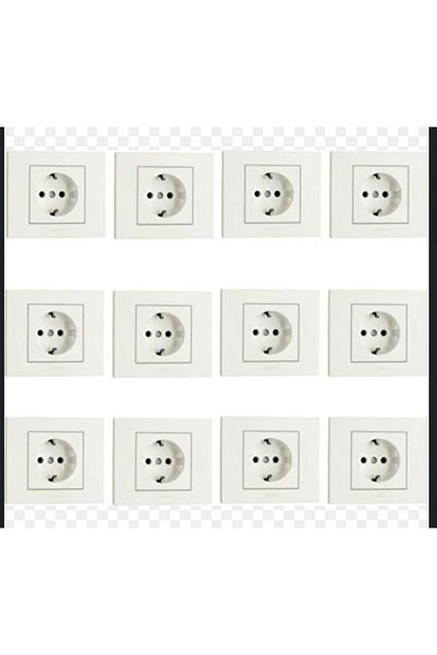 Umut Ovivo Granio White Grounded - 12 Siva Alti Sockets