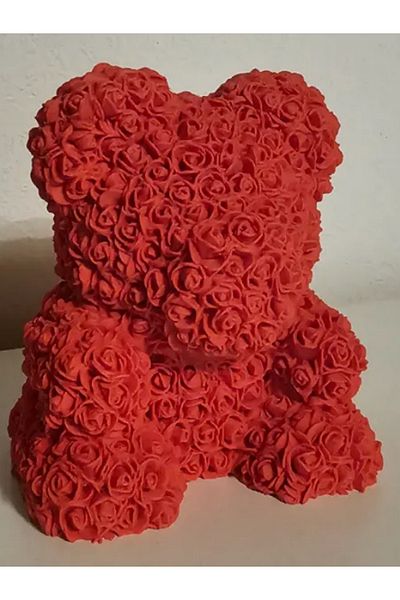 GRAT3D Rose Teddy Bear – 3D Printing Decorative Gift for Valentine's Day
