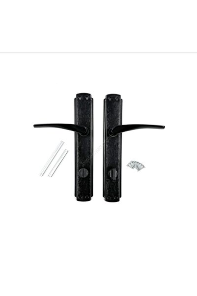 Genel Markalar Kapı Kolu Bravo Siyah Aynalı Wc-Banyo SAĞ Yön