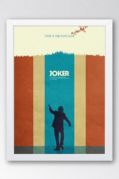 Saturn Pictură înrămată Joker - Pictură poster de film