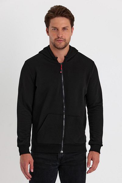 Cavla Collection Men's Zip Hooded Pocket Sweatshirt