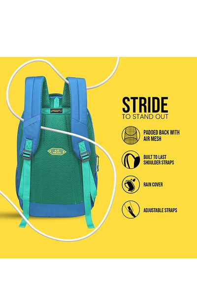 Skybags Strider Pro 01 Laptop Backpack (H) R Blue