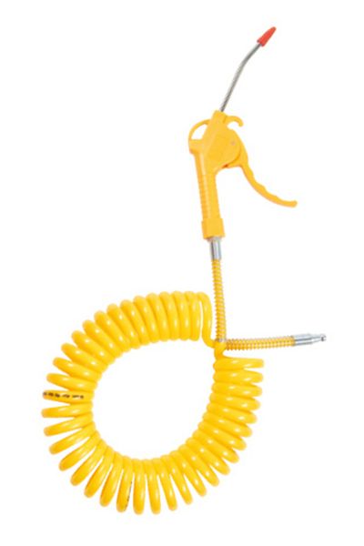 Aslan civata Green Air Tools Cabinet Cleaning Spiral Hose with Jack 5 X 8 mm Pu 5 Meters