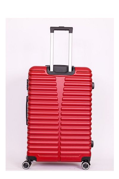 Mnuk Destiny Checked Luggage | Hardside Trolley | 28 Red