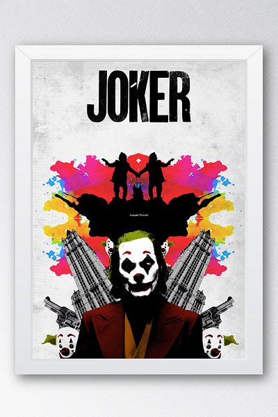 Saturn Pictură înrămată Joker - Pictură poster de film