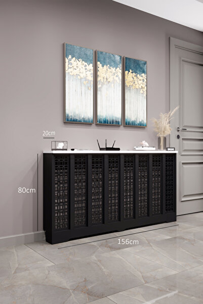 BAGAX Ayasofya Model, Siyah Üstü Beyaz Renk,iç Ölçü 156 Cm Dış Ölçü 160 Cm Pe...