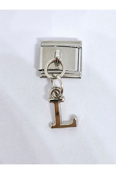 RoseCo00 1 Piece Letter L Italian Bracelet Charm