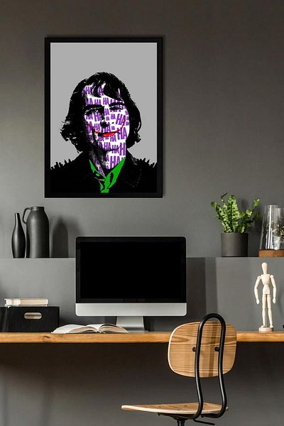 Saturn Pictură înrămată Joker - Pictură poster de film