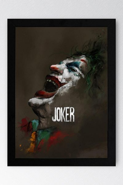 Saturn Pictură înrămată Joker - Pictură poster de film