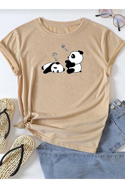 KOZİA OUTDOORS tricou cu imprimeu panda drăguț malkoçbey