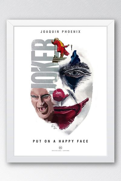 Saturn Pictură înrămată Joker - Pictură poster de film
