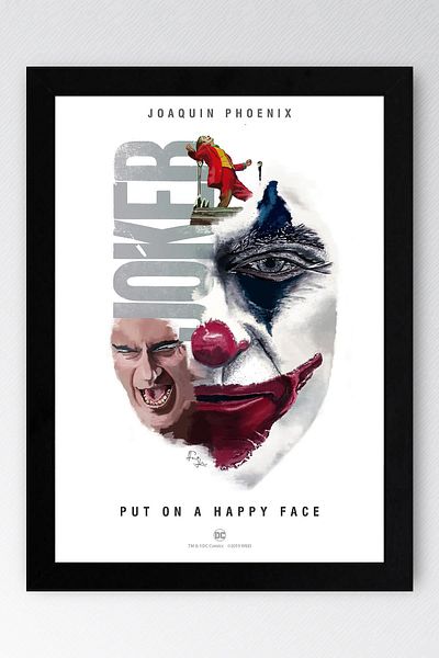 Saturn Pictură înrămată Joker - Pictură poster de film