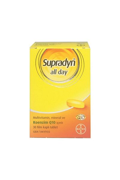 Supradyn All Day Coenzyme Q10 (Daily) 30 Film Covered Tablets