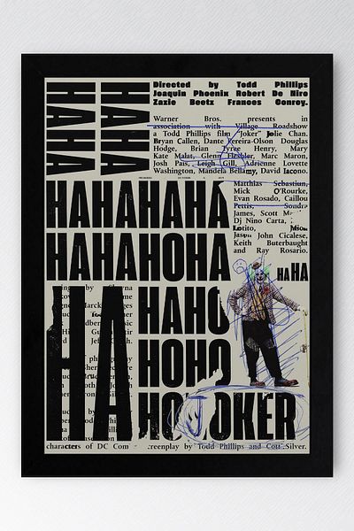 Saturn Pictură înrămată Joker - Pictură poster de film