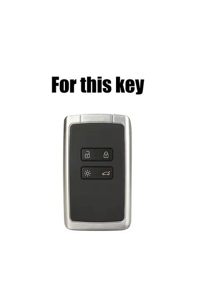 emii auto spare parts Black/Blue Key Case for Renault Clio 5 Megane 4 E-Tech - Koleos Rafale Austral Captur