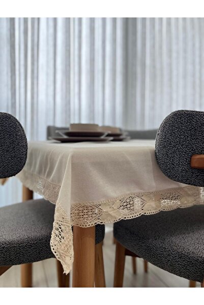 Sultana Collection PAMUK KETEN KOPANAKİLİ MASA ÖRTÜSÜ