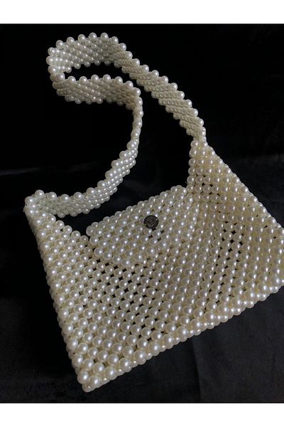 GBG Τσάντα Cherie Cream Pearl