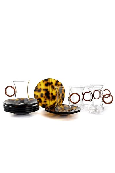Mikasa Moor Set of 6 Coffee Tea Glasses - P372. 818052