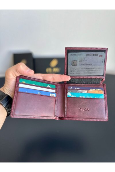 claw leather Portofel din piele pentru bărbați