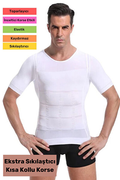 Orbitmoon Produs nou: Corset pentru bărbați, pentru strângerea burticii, pent...