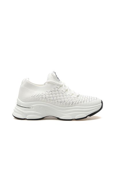 Guja White Stone Detailed Women's Sneakers - Casual Shoes, Z 25Y309-3