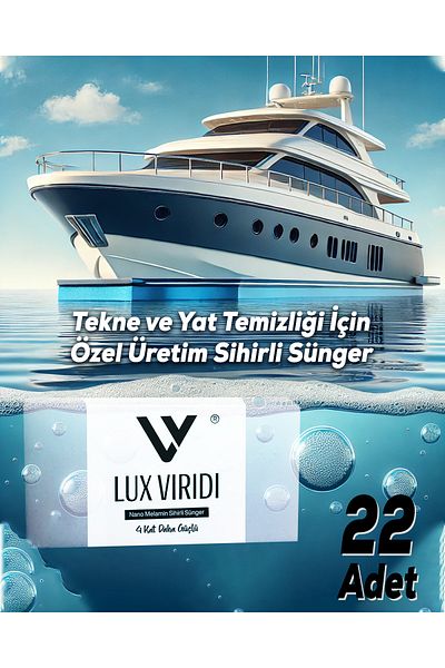Lux Viridi Special Magic Sponge for Yacht and Boat (Magic Sponge) 22 Pieces