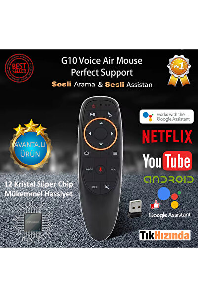 TıkHızında Android Sihirli Sesli Kumanda- Smart Remote Voice Controller Air M...